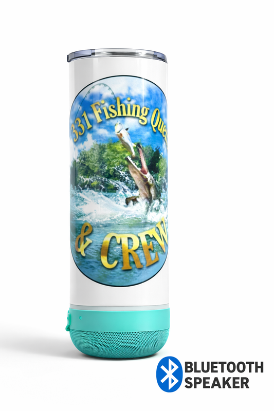 337FishingQueen & Crew Bluetooth Speaker Tumbler