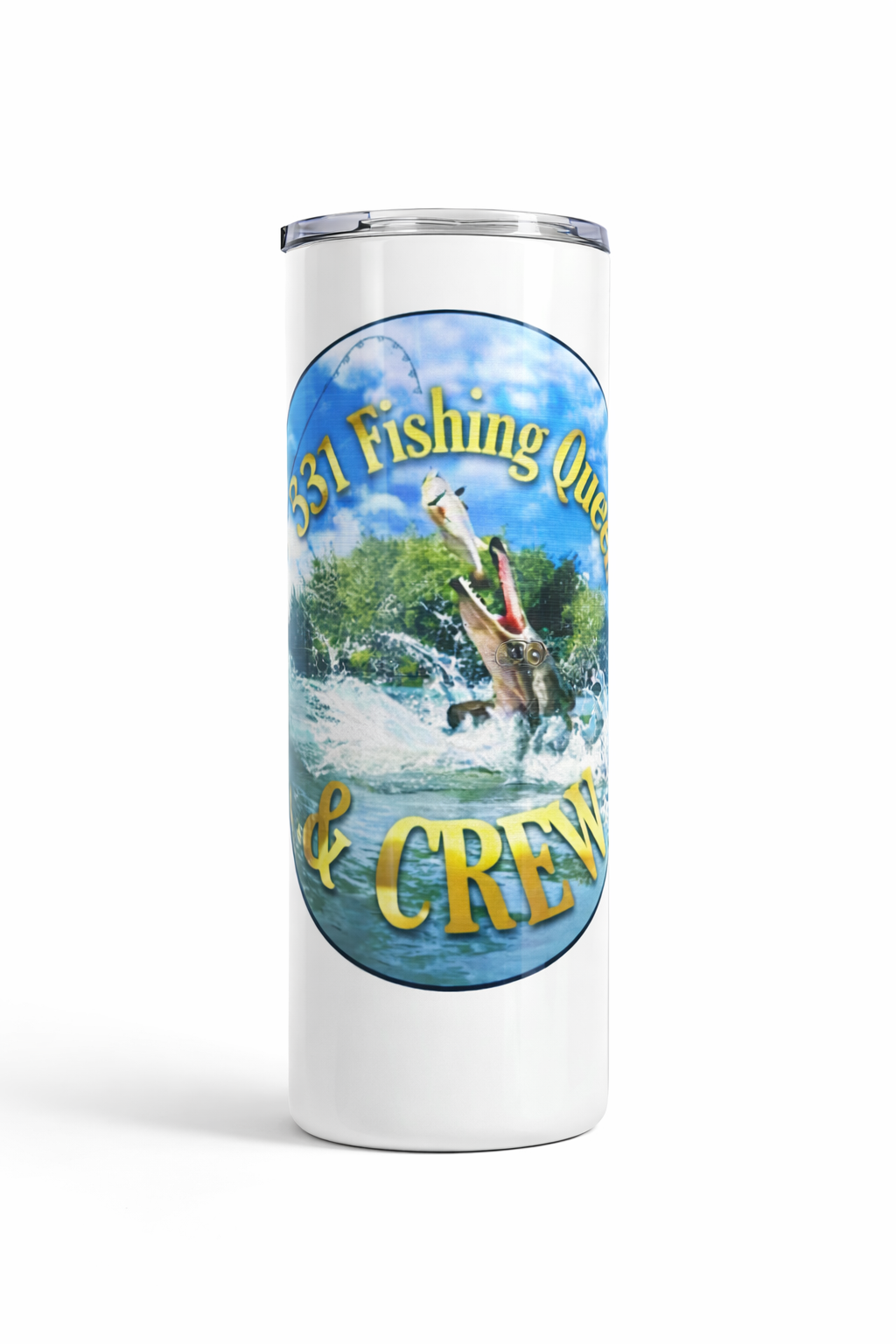 337FishingQueen & Crew Fishing Tumbler