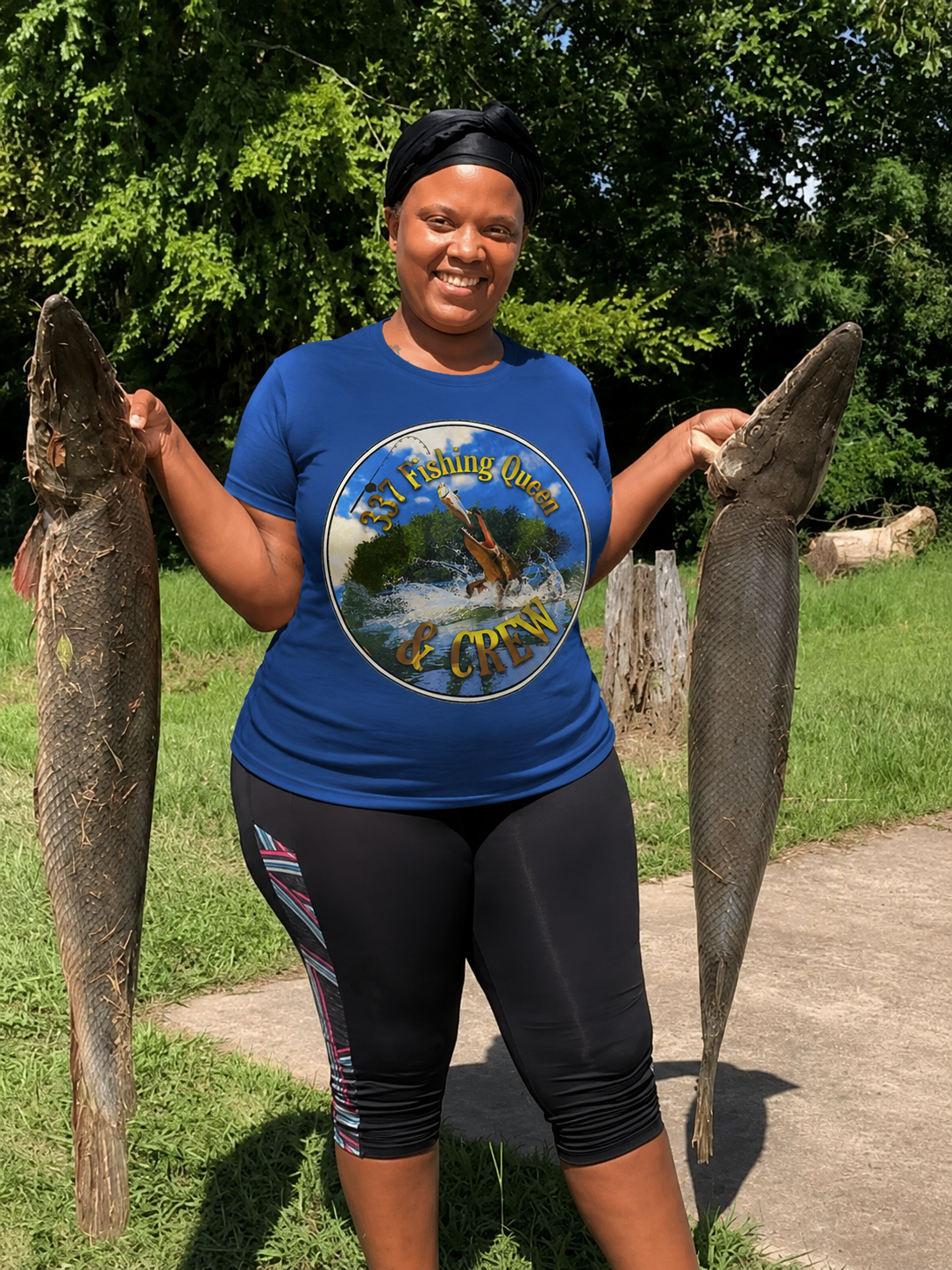 337FishingQueenAndCrew Classic Logo T-Shirt
